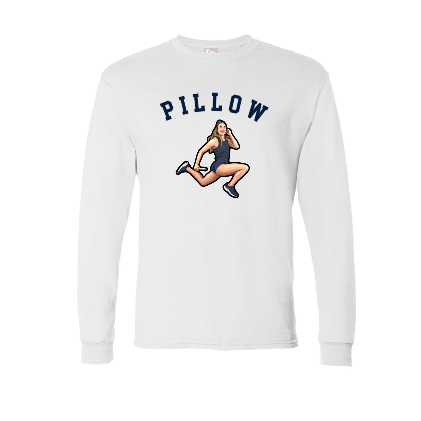 Long Sleeve Tee — Shirsey Arch in White