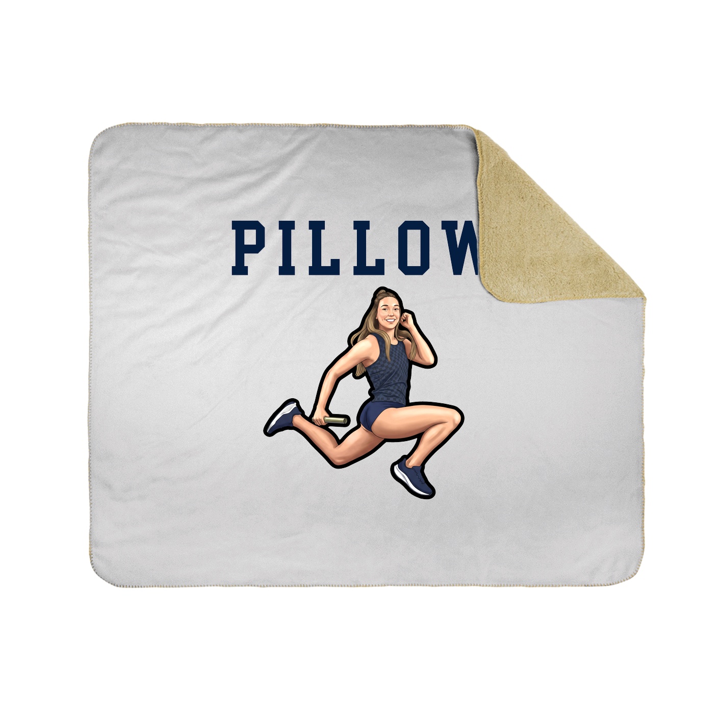Throw Blanket — Shirsey in White