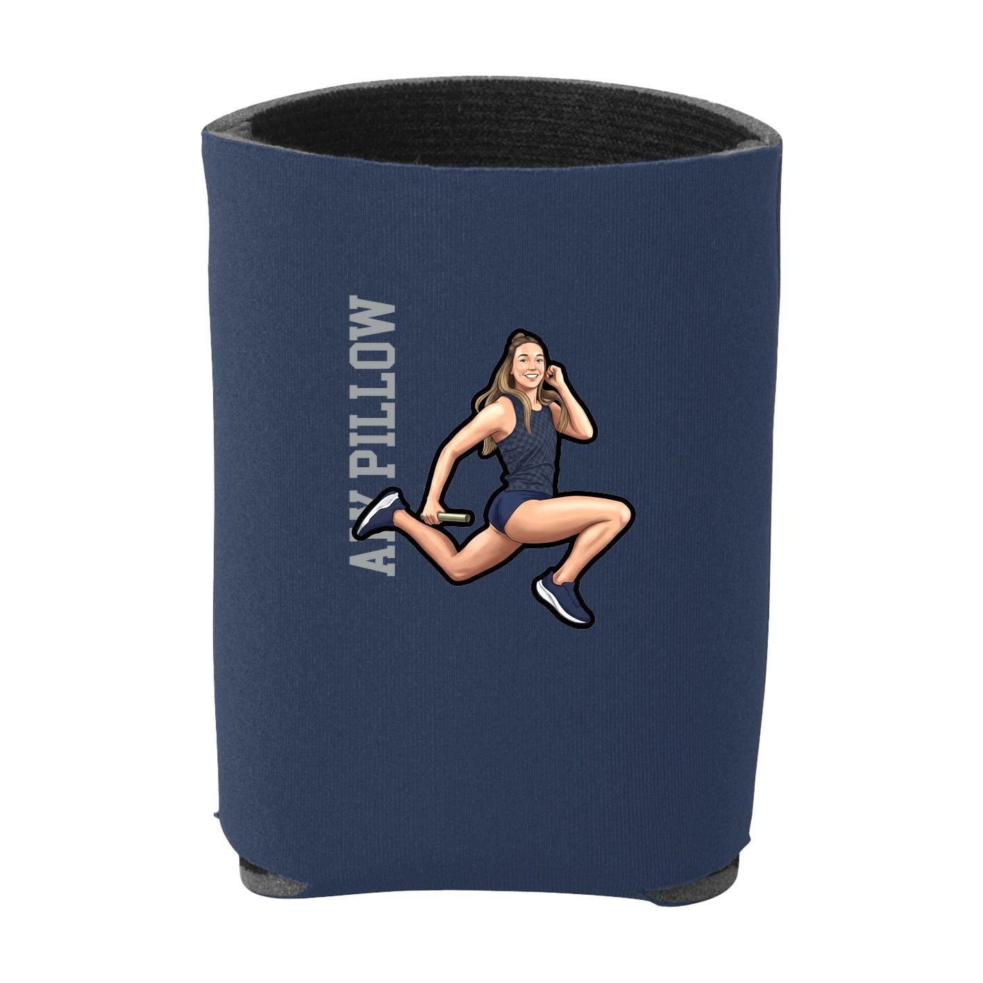 Can Holder — Name Vertical in Navy