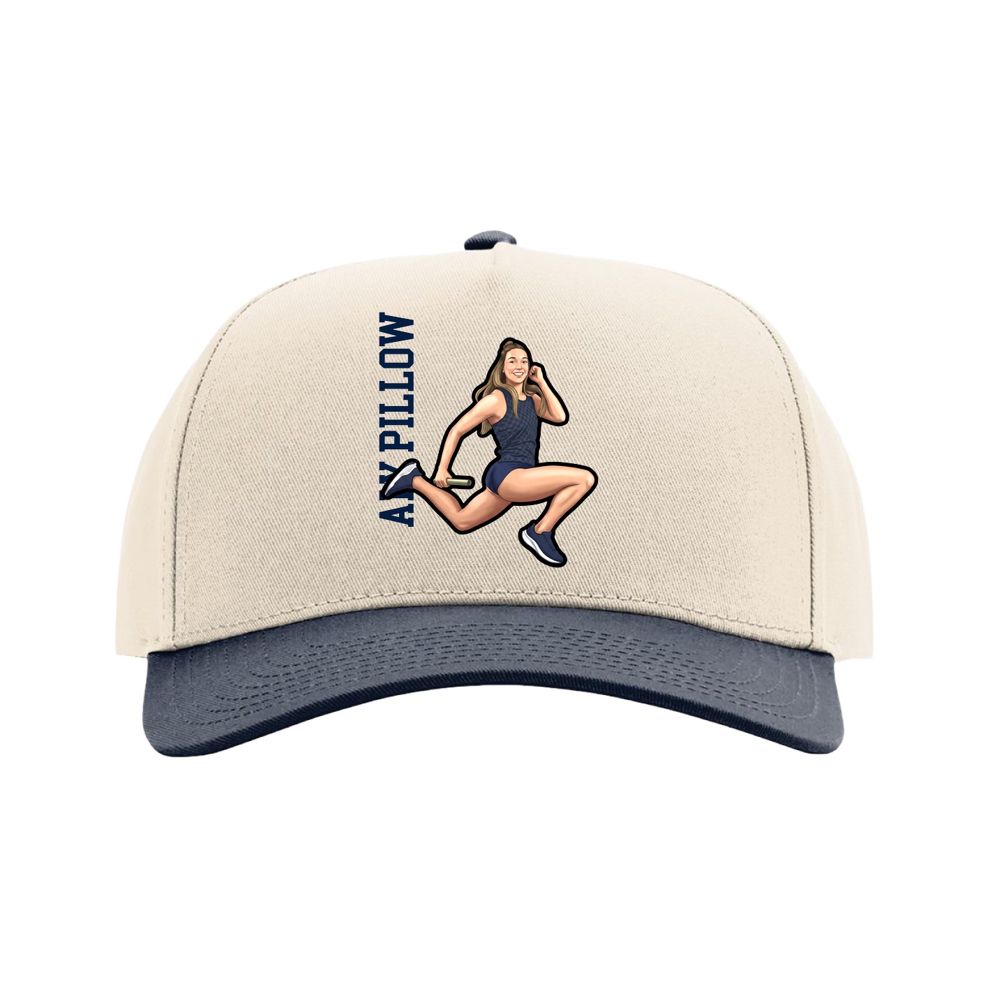 Full Fabric Five-Panel Champ Cap