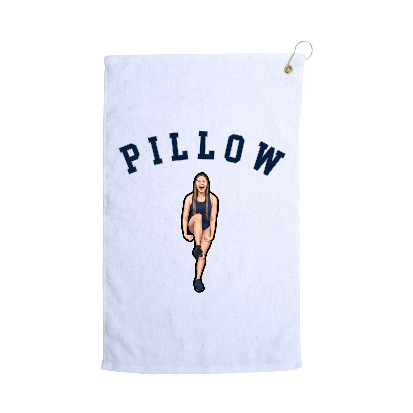 Golf Towel — Shirsey Arch in White