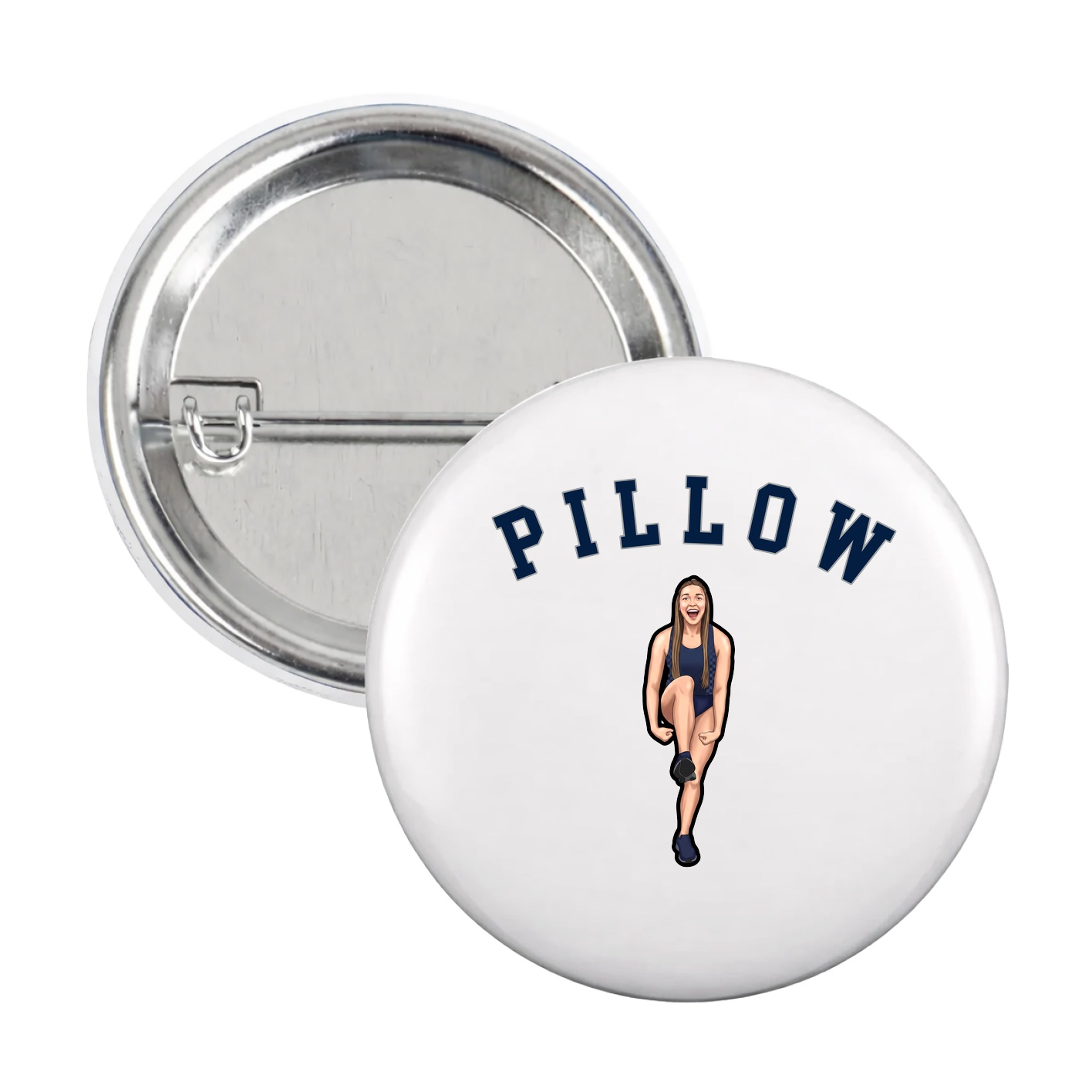 Game Day Button — Shirsey Arch in White