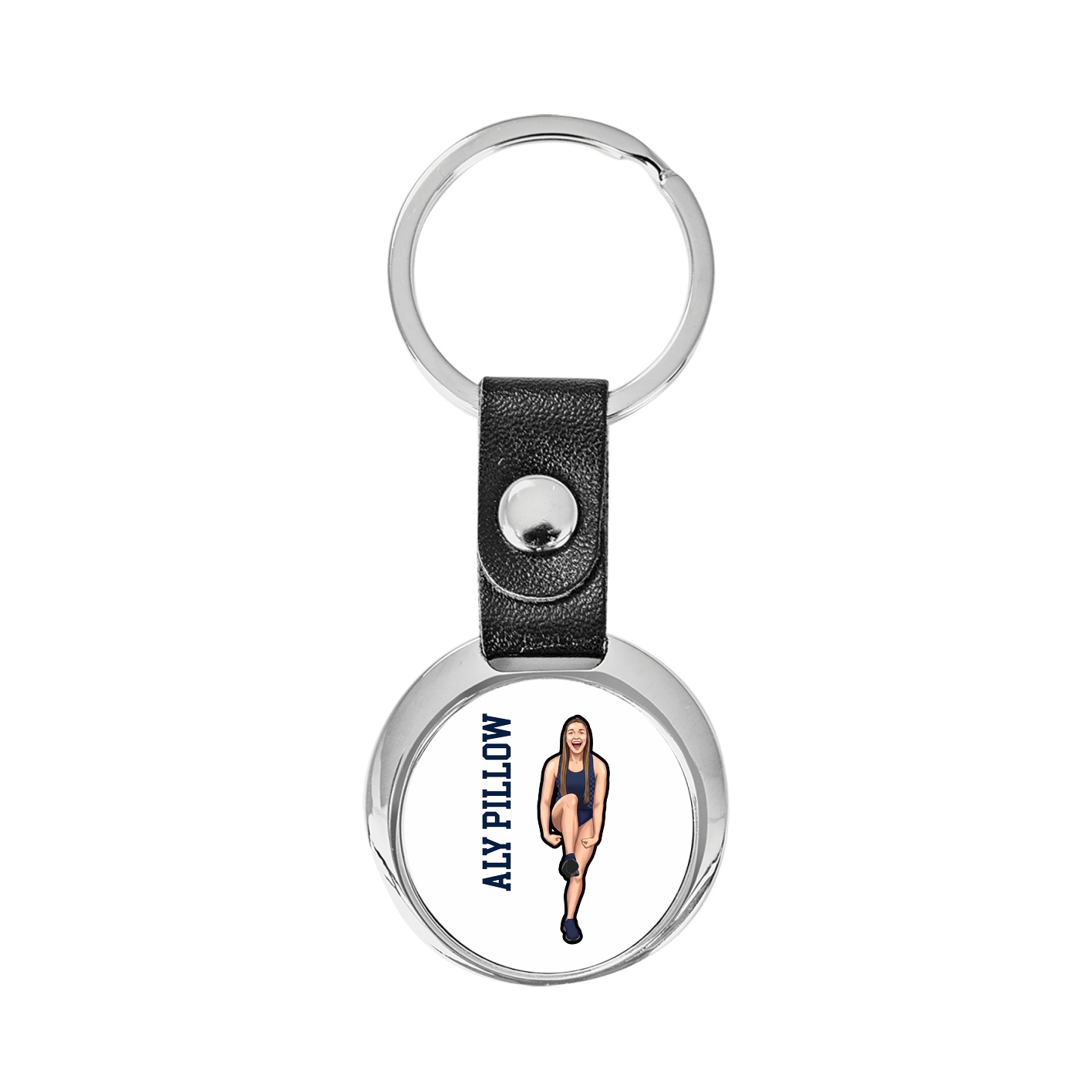 Key Chain — Name Vertical in Classic