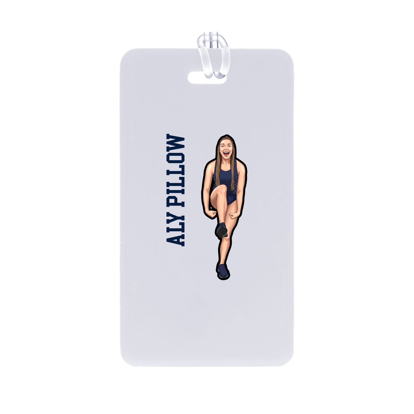 Bag Tag — Name Vertical in Classic