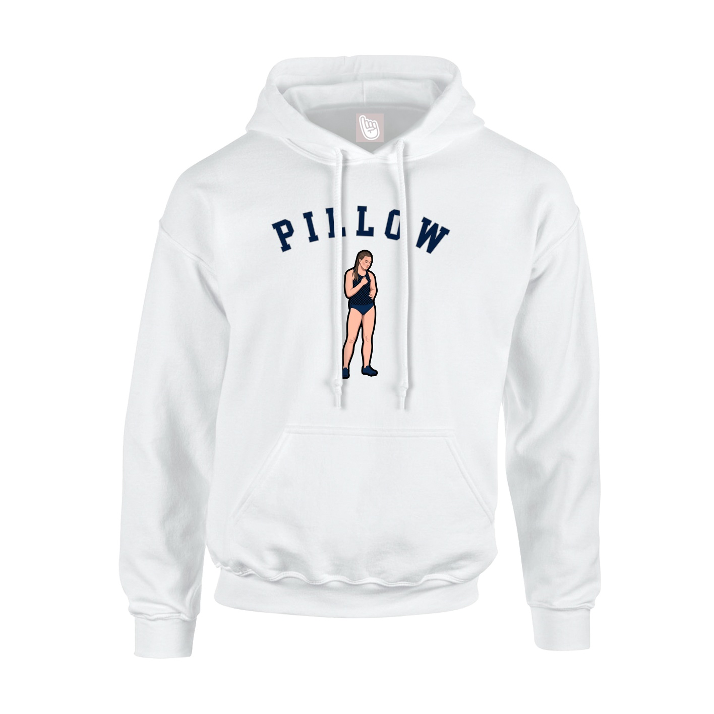 Youth Hoodie — Shirsey Arch in White