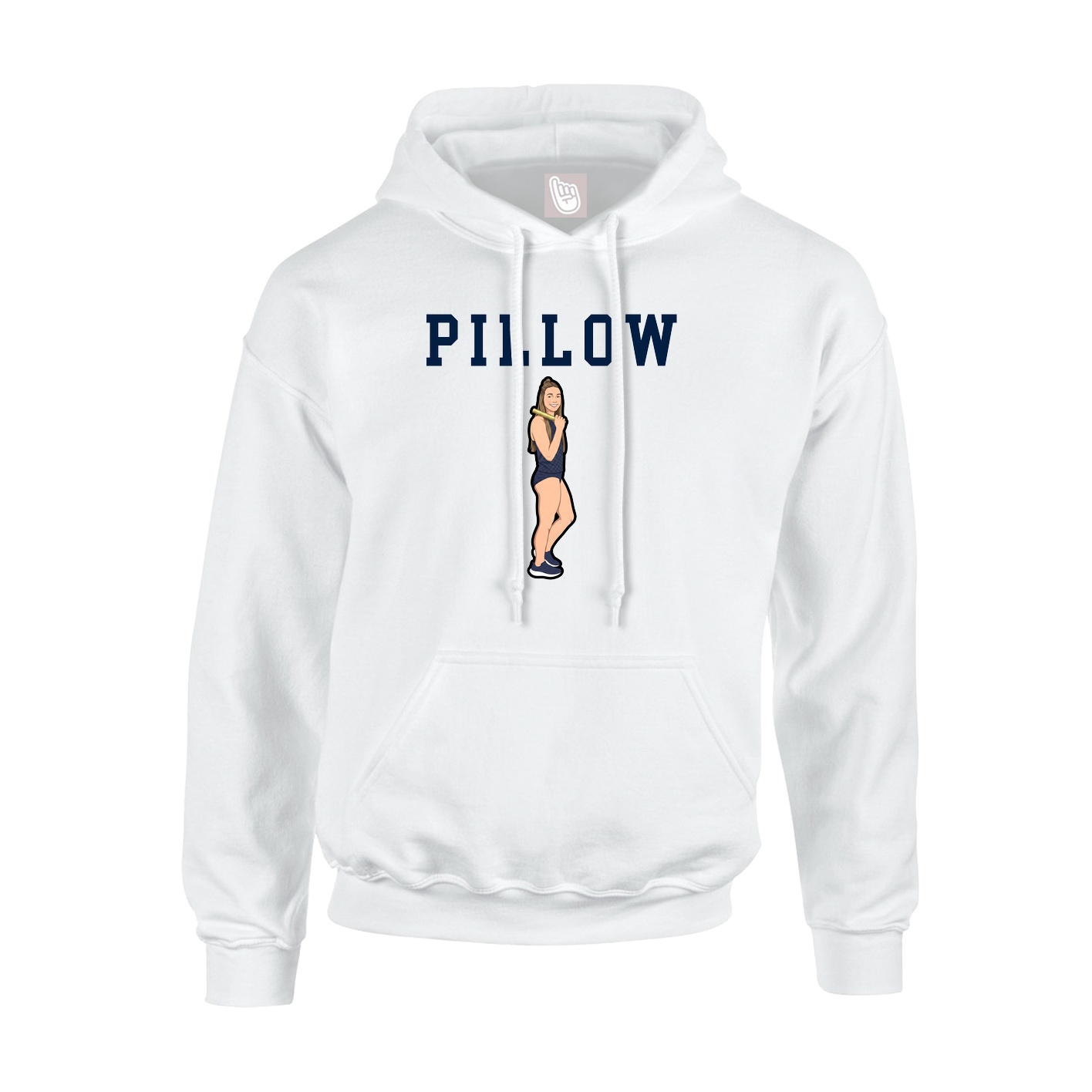 Hoodie — Shirsey in White