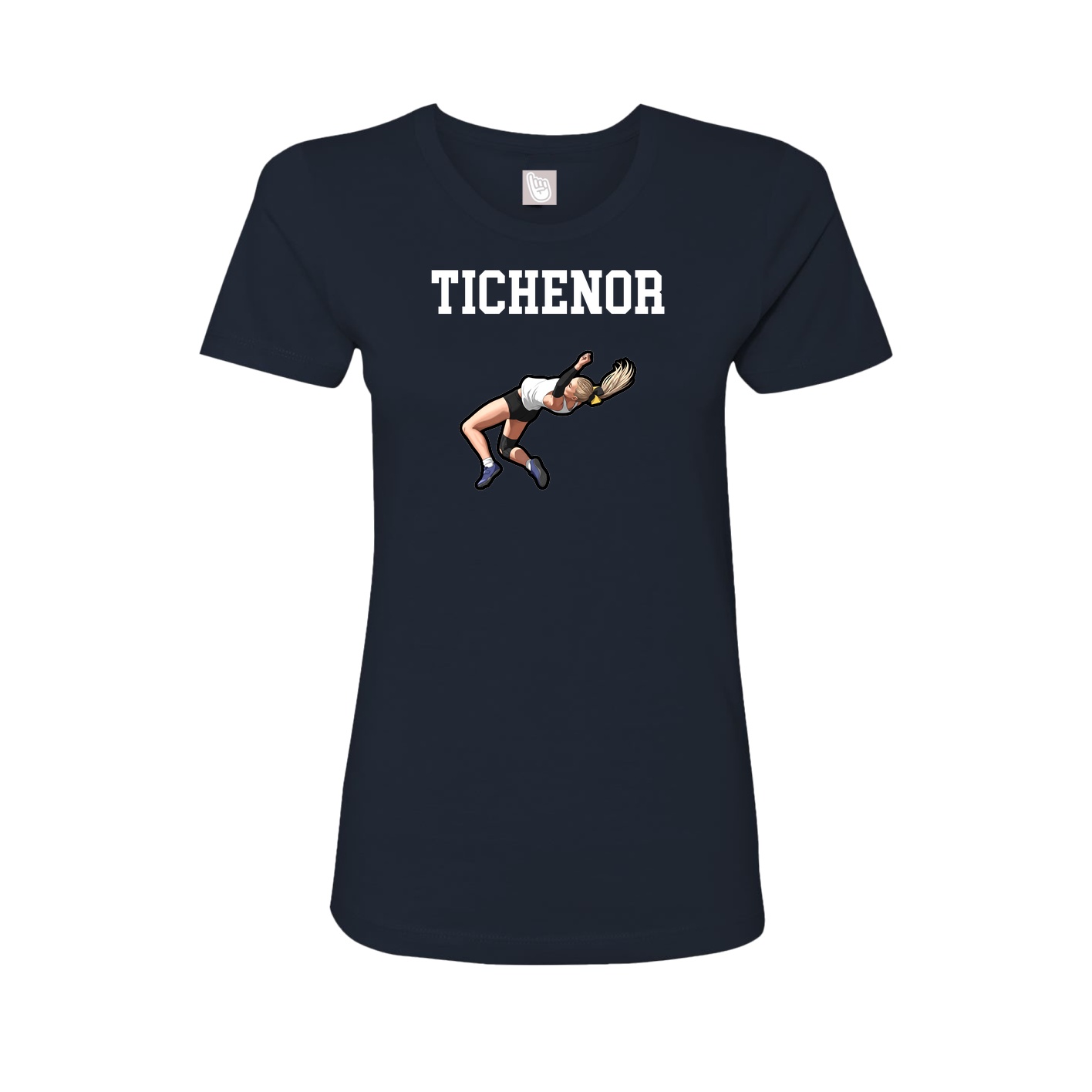 Fitted Women's Tee — Shirsey in Navy