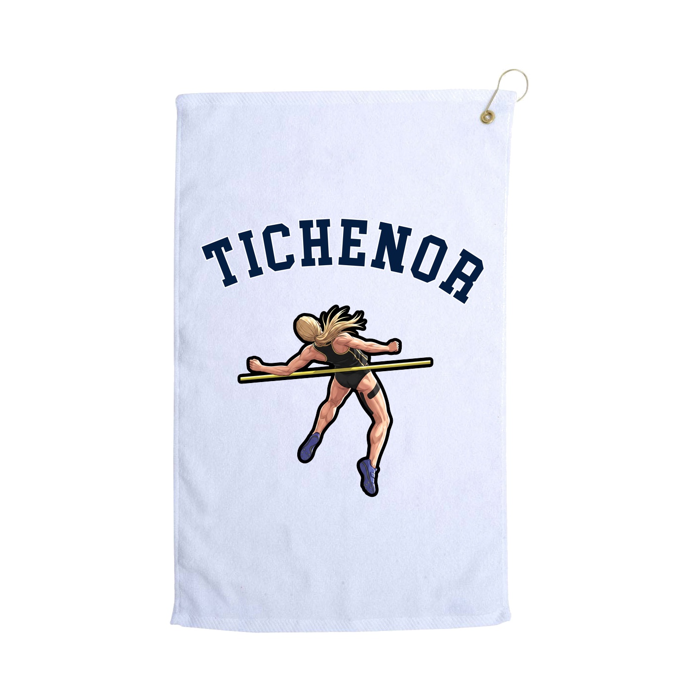 Golf Towel — Shirsey Arch in White