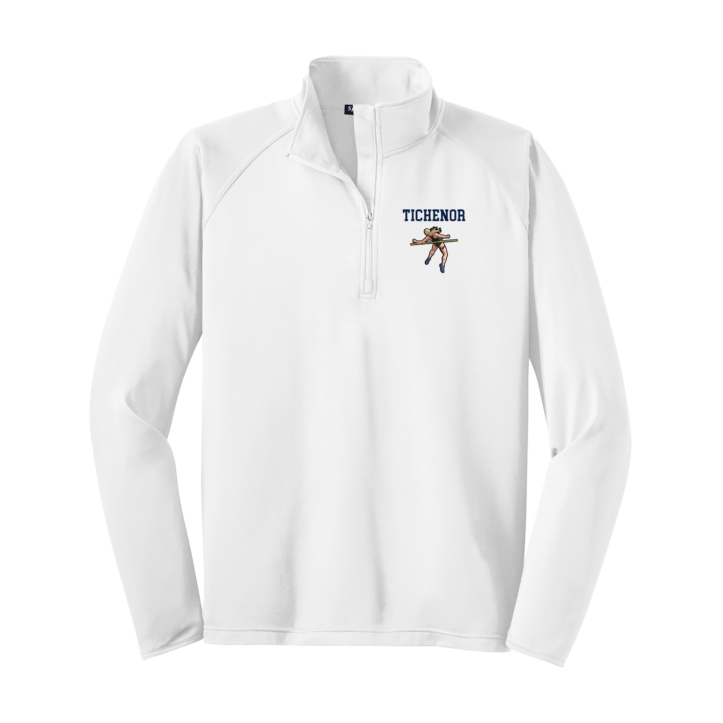 Q-Zip Pullover — Shirsey in White