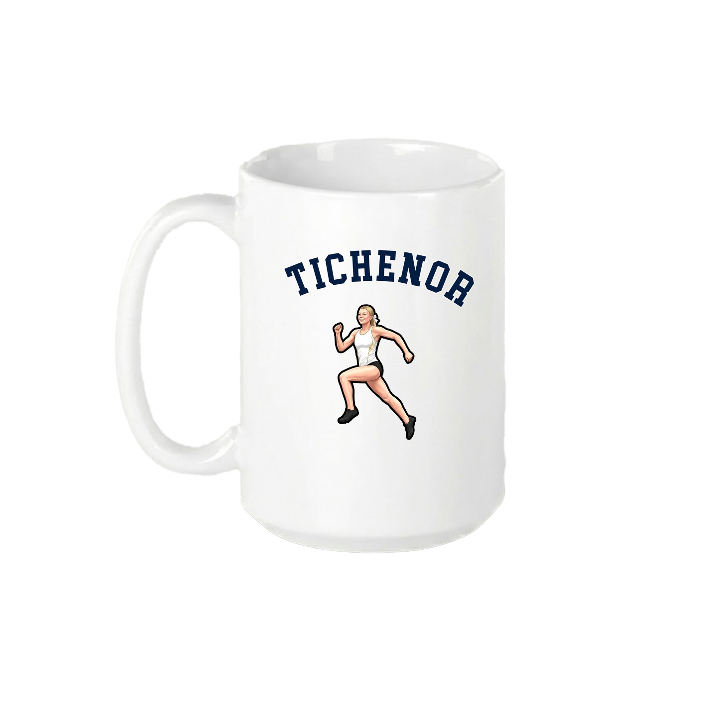 15oz Coffee Mug — Shirsey Arch in White