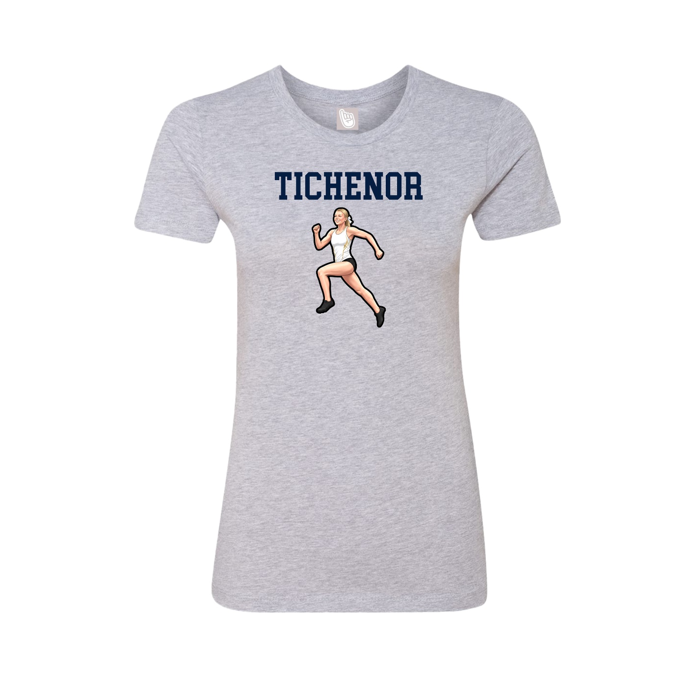 Fitted Women's Tee — Shirsey in Grey