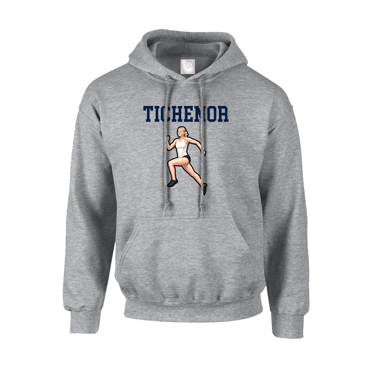 Hoodie — Shirsey in Grey