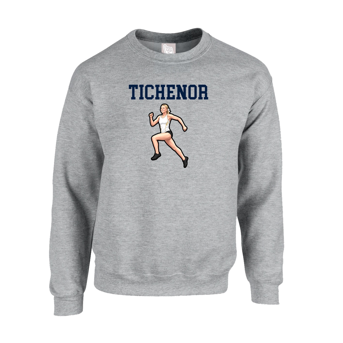 Fleece Crew — Shirsey in Grey