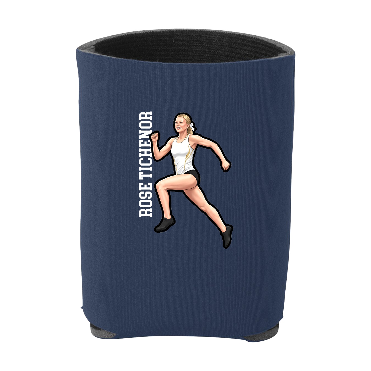 Can Holder — Name Vertical in Navy
