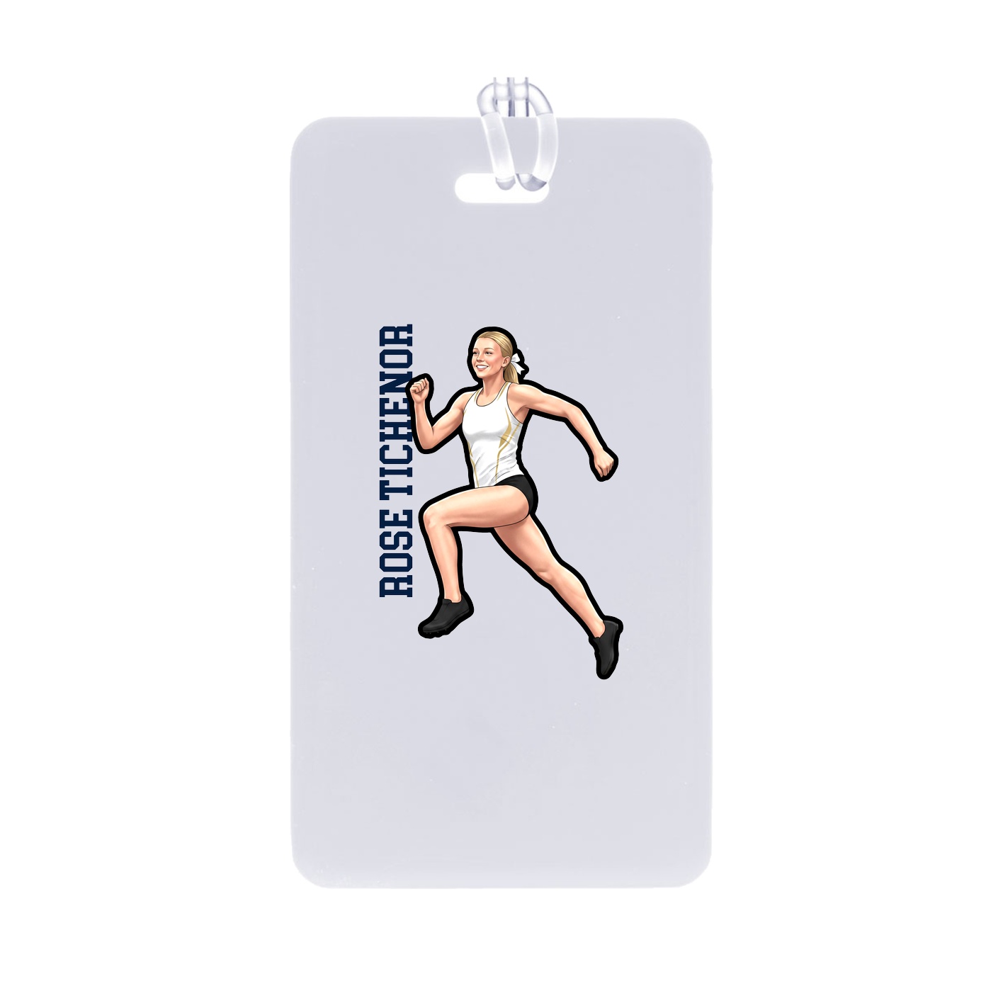 Bag Tag — Name Vertical in Classic