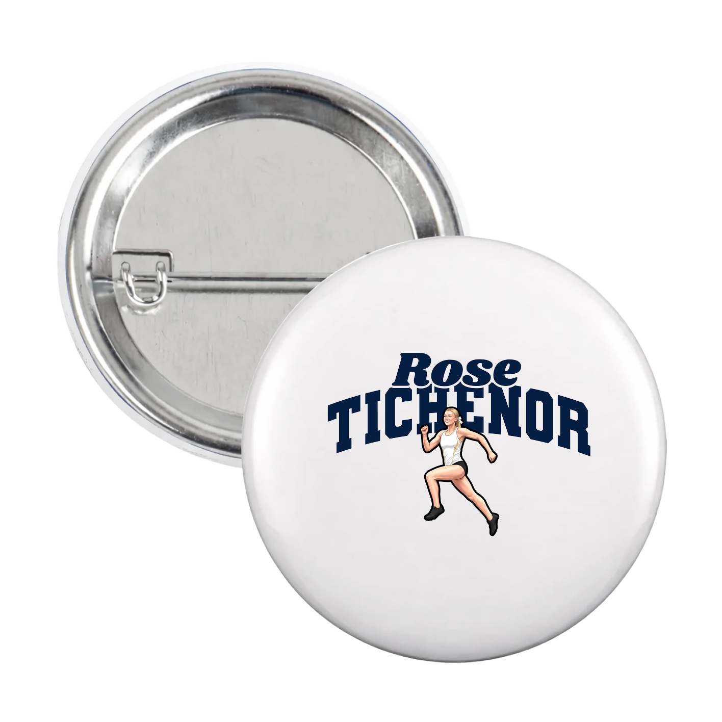 Game Day Button — Signature Arch in White