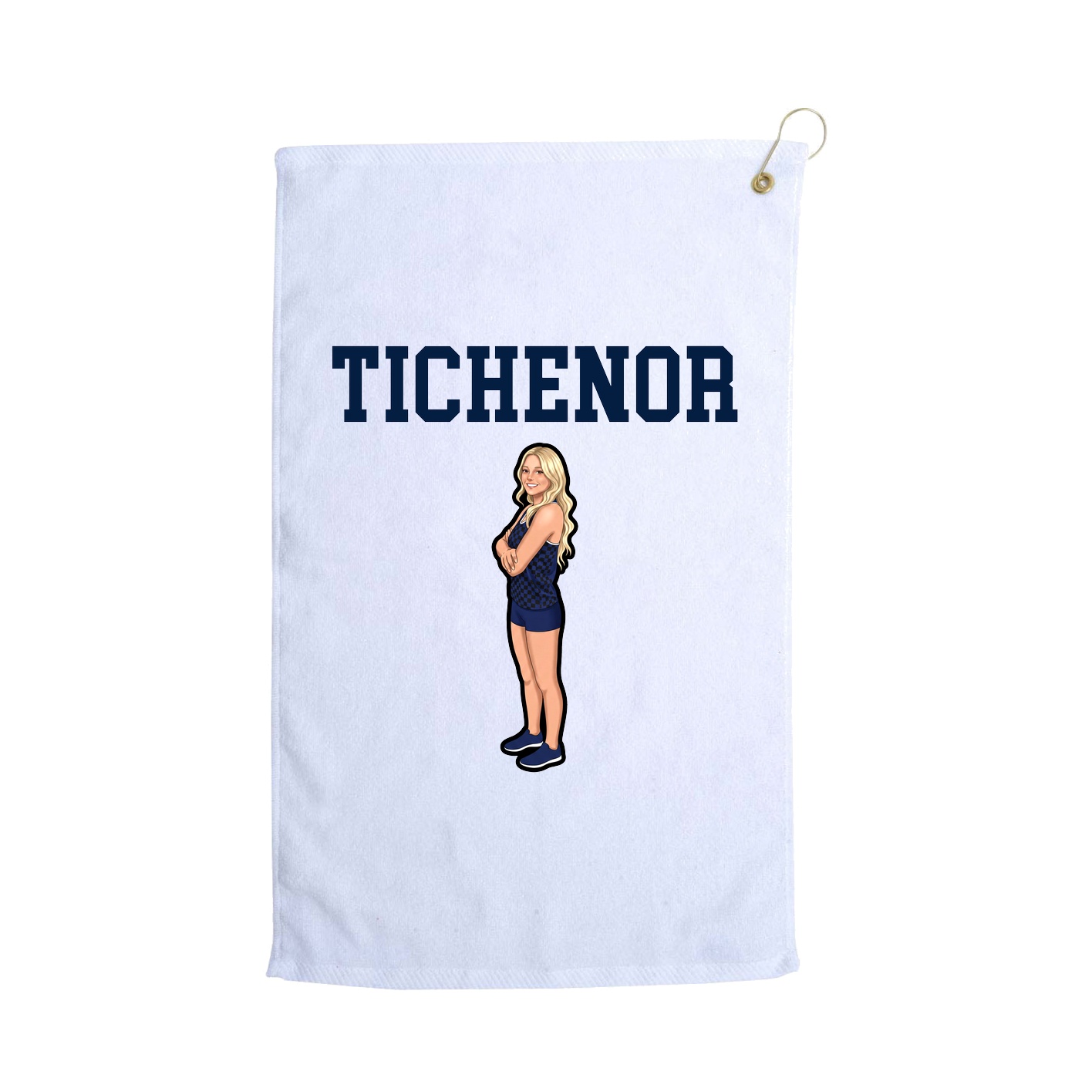 Golf Towel — Shirsey in White