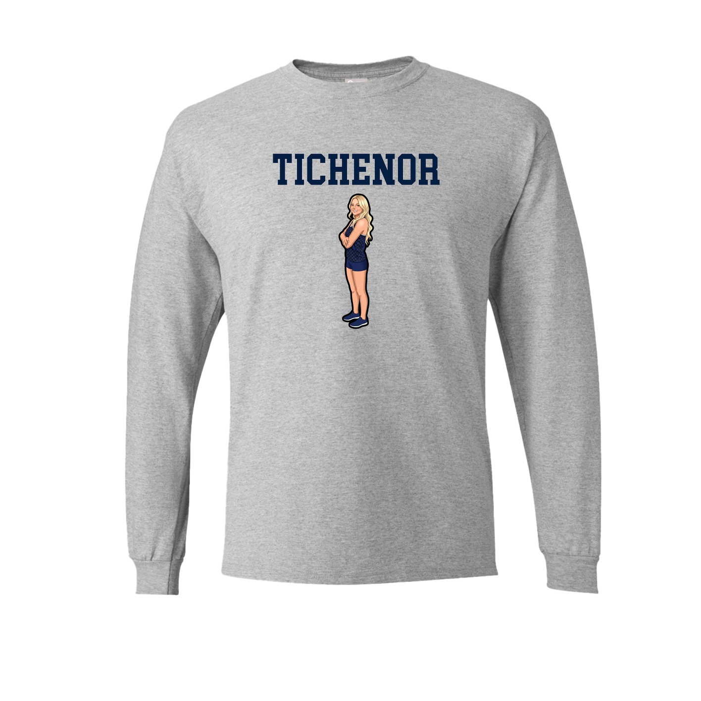 Long Sleeve Tee — Shirsey in Grey