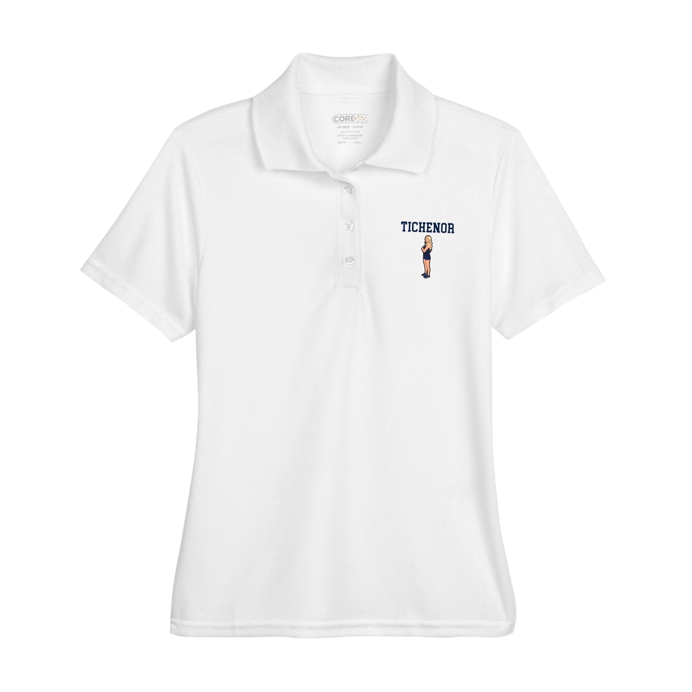 Womens Performance Polo — Shirsey in White