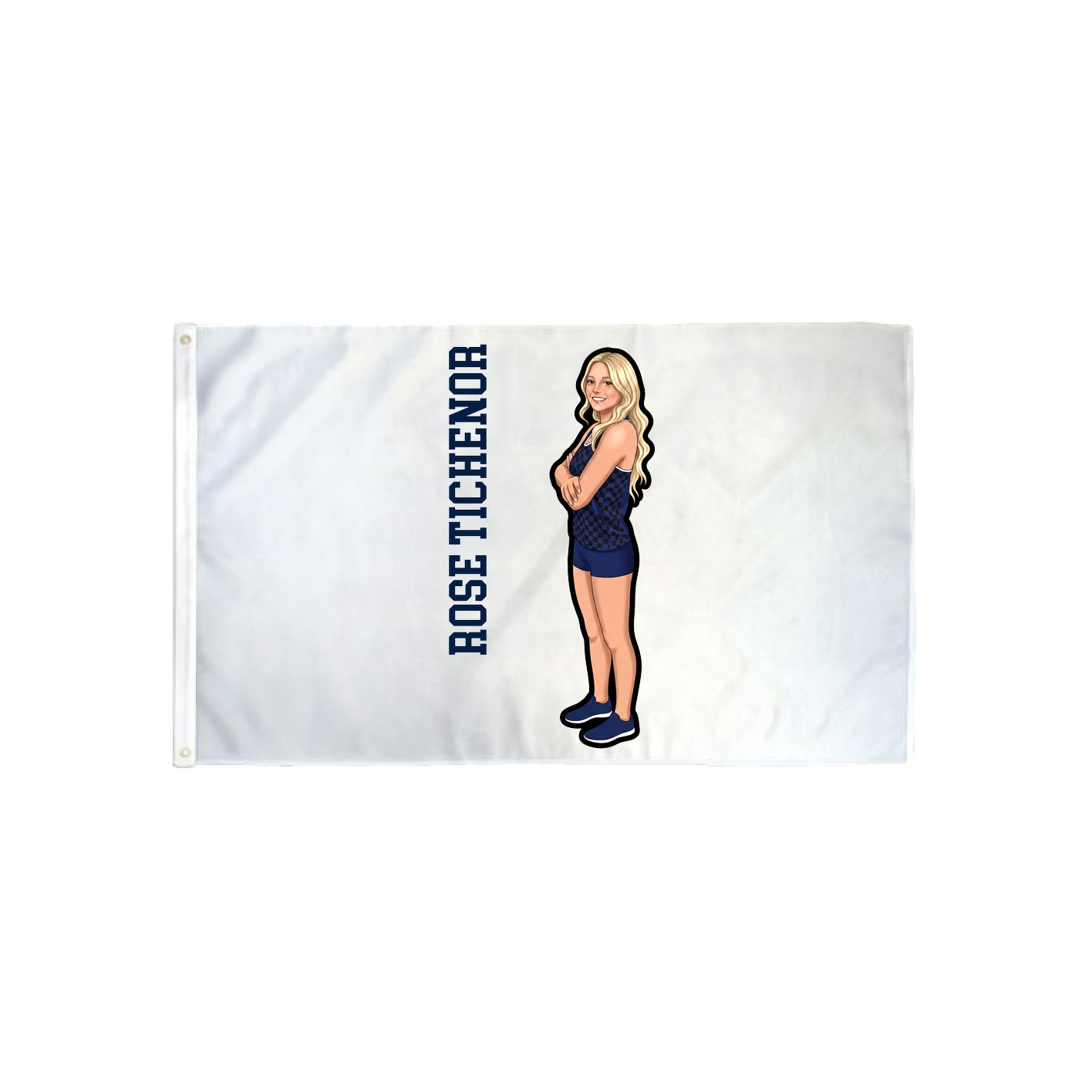 3x5 Flag — Name Vertical in Classic