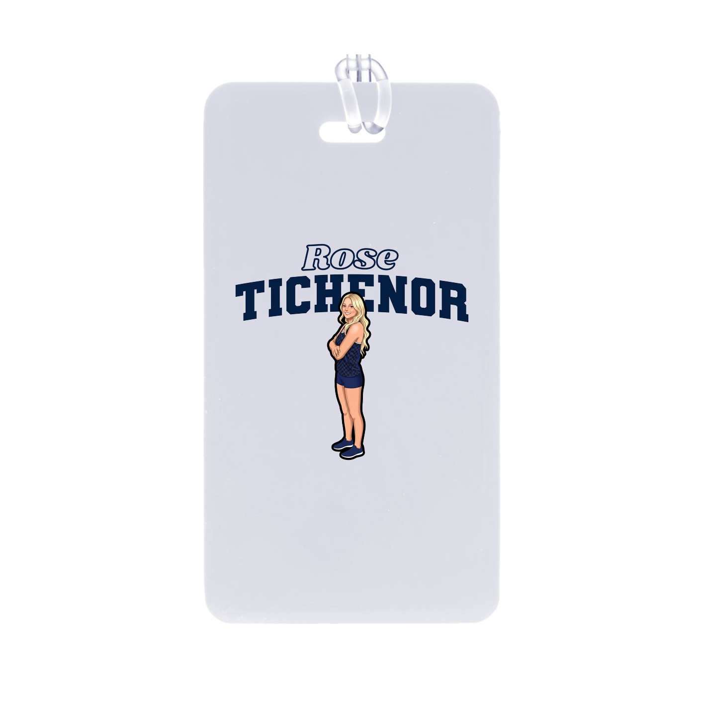 Bag Tag — Name Arch in Classic