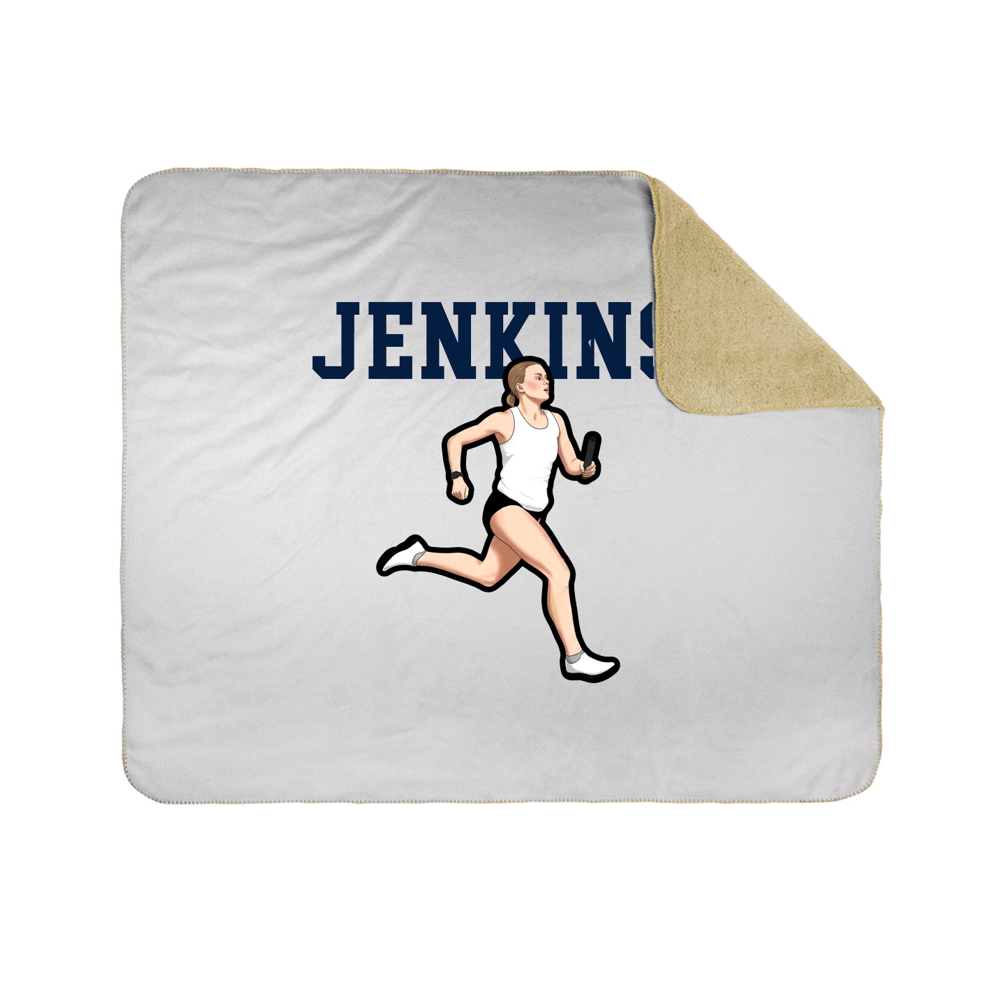 Throw Blanket — Shirsey in White