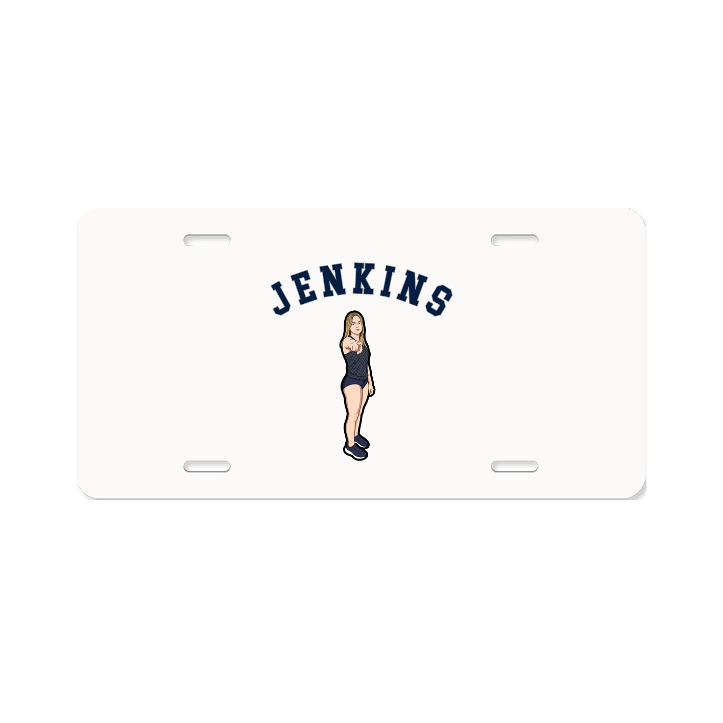 License Plate — Shirsey Arch in Classic