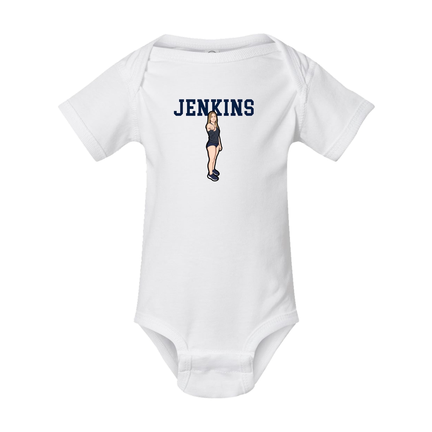 Baby Onesie — Shirsey in White