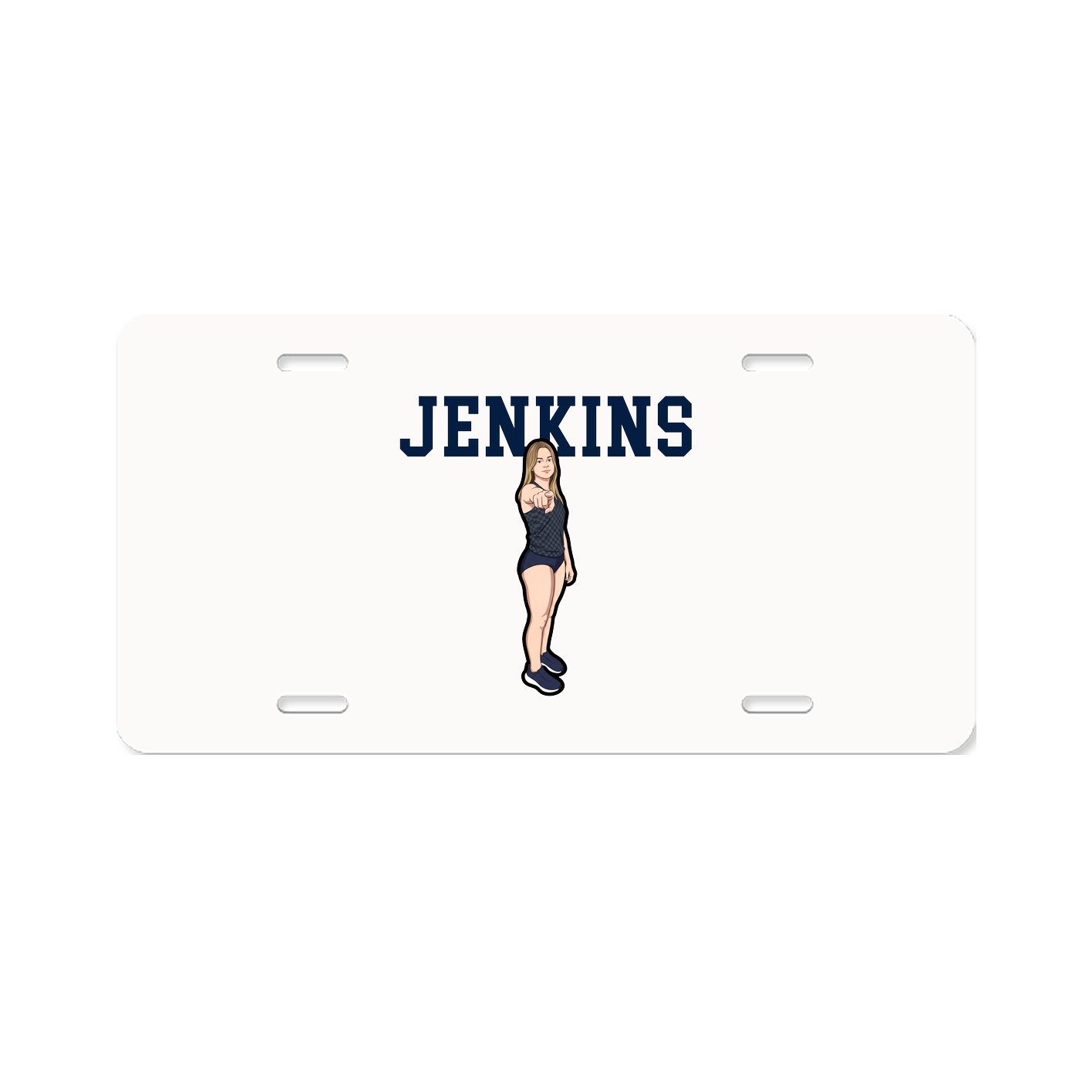License Plate — Shirsey in Classic