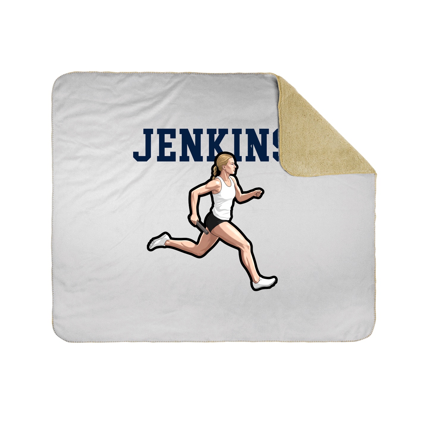 Throw Blanket — Shirsey in White