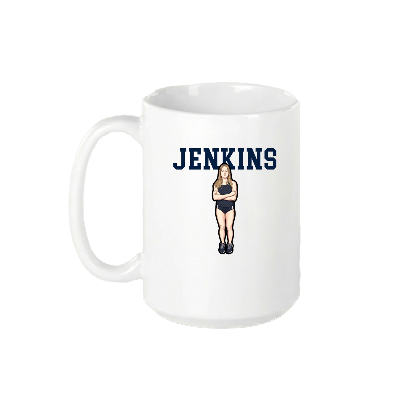 15oz Coffee Mug — Shirsey in White