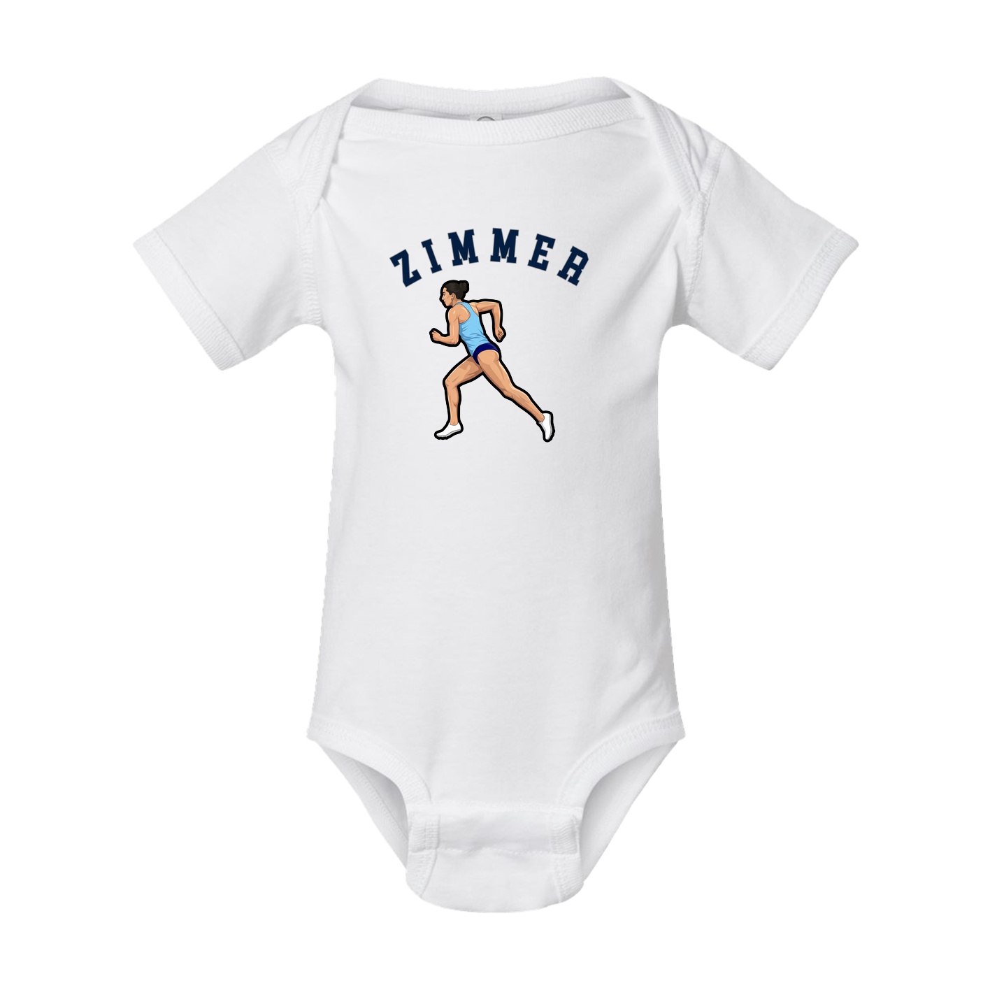 Baby Onesie — Shirsey Arch in White