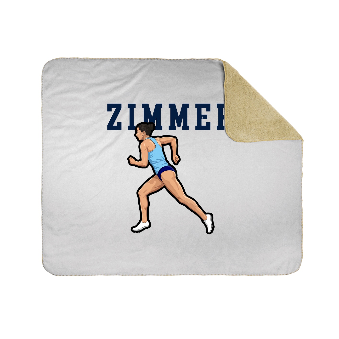 Throw Blanket — Shirsey in White