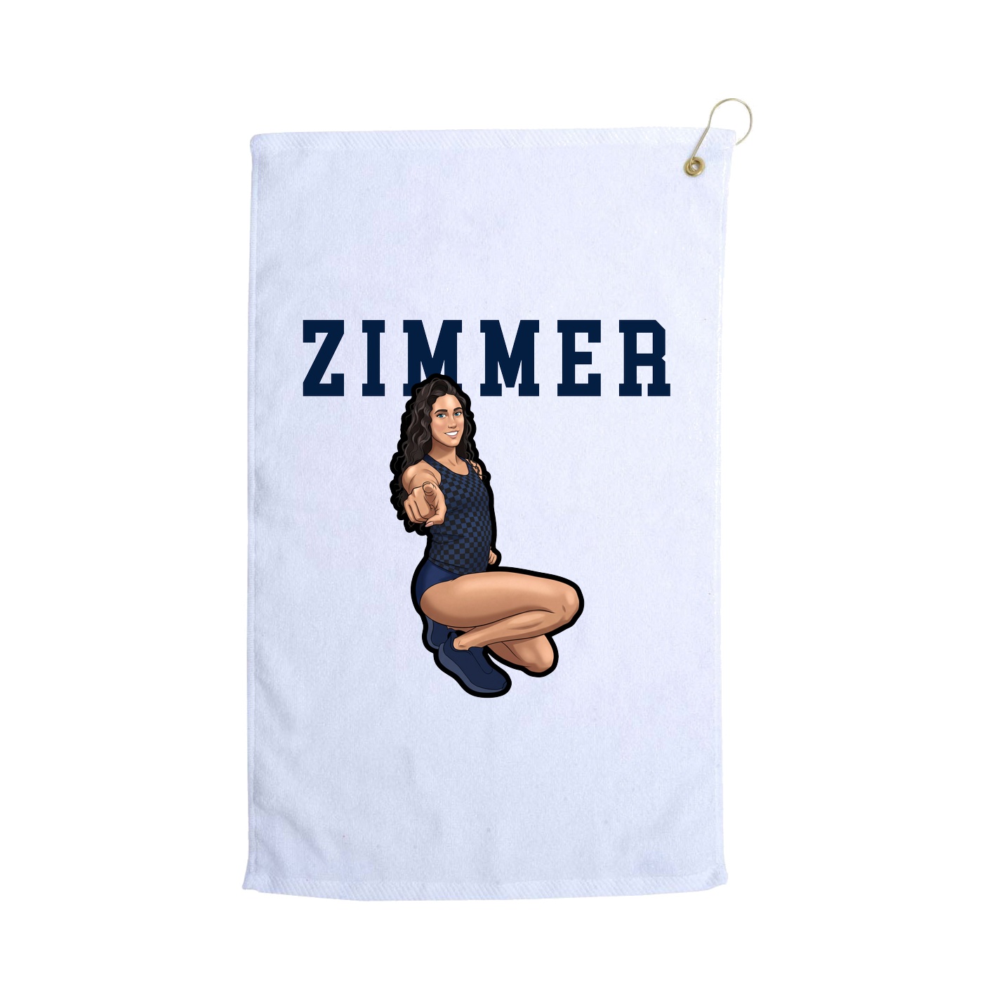 Golf Towel — Shirsey in White