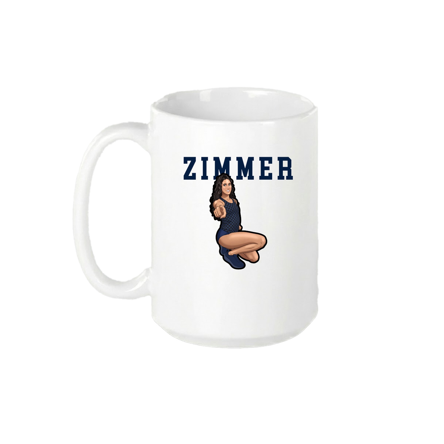 15oz Coffee Mug — Shirsey in White