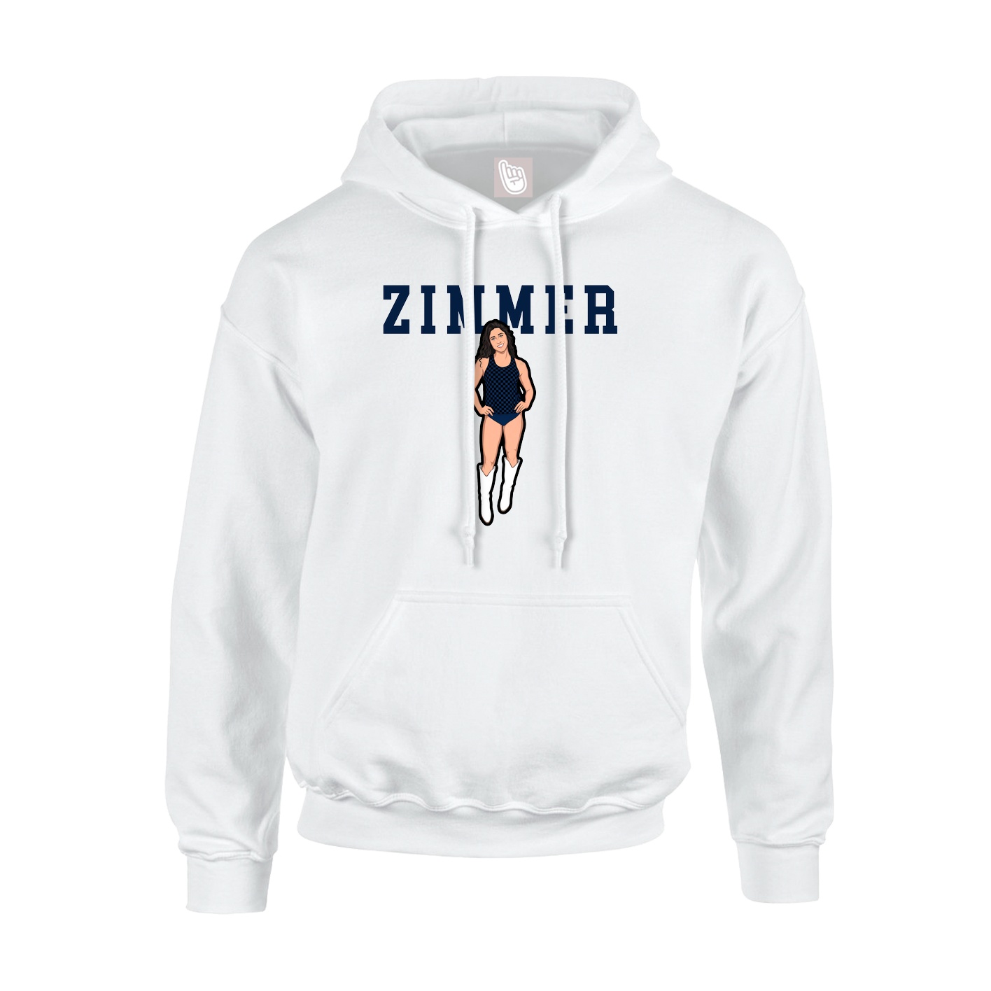 Hoodie — Shirsey in White