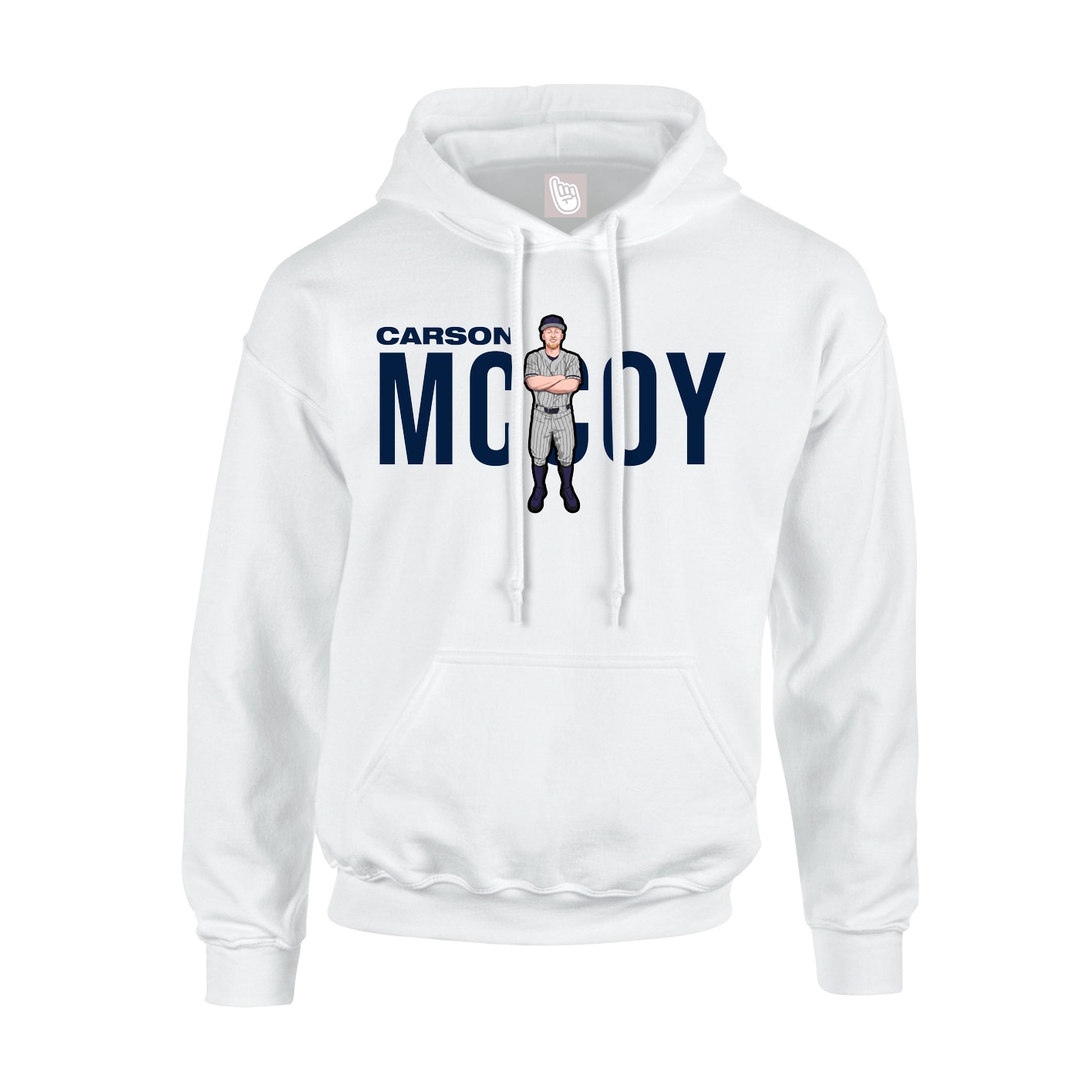 Hoodie — Player Name in White