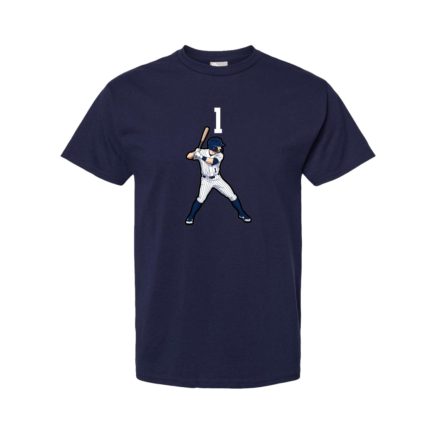 Tee — Number Top in Navy
