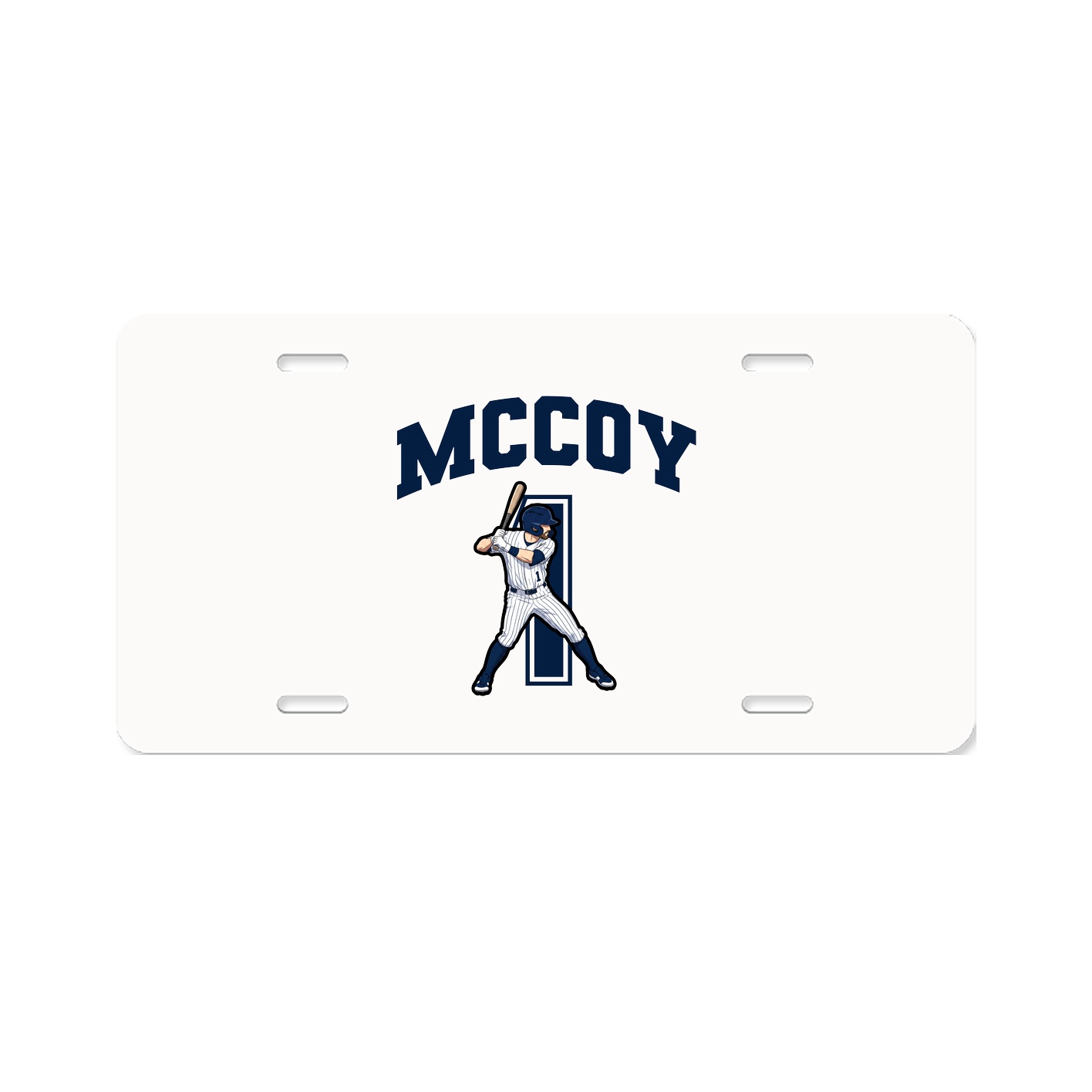 License Plate — Number in Classic