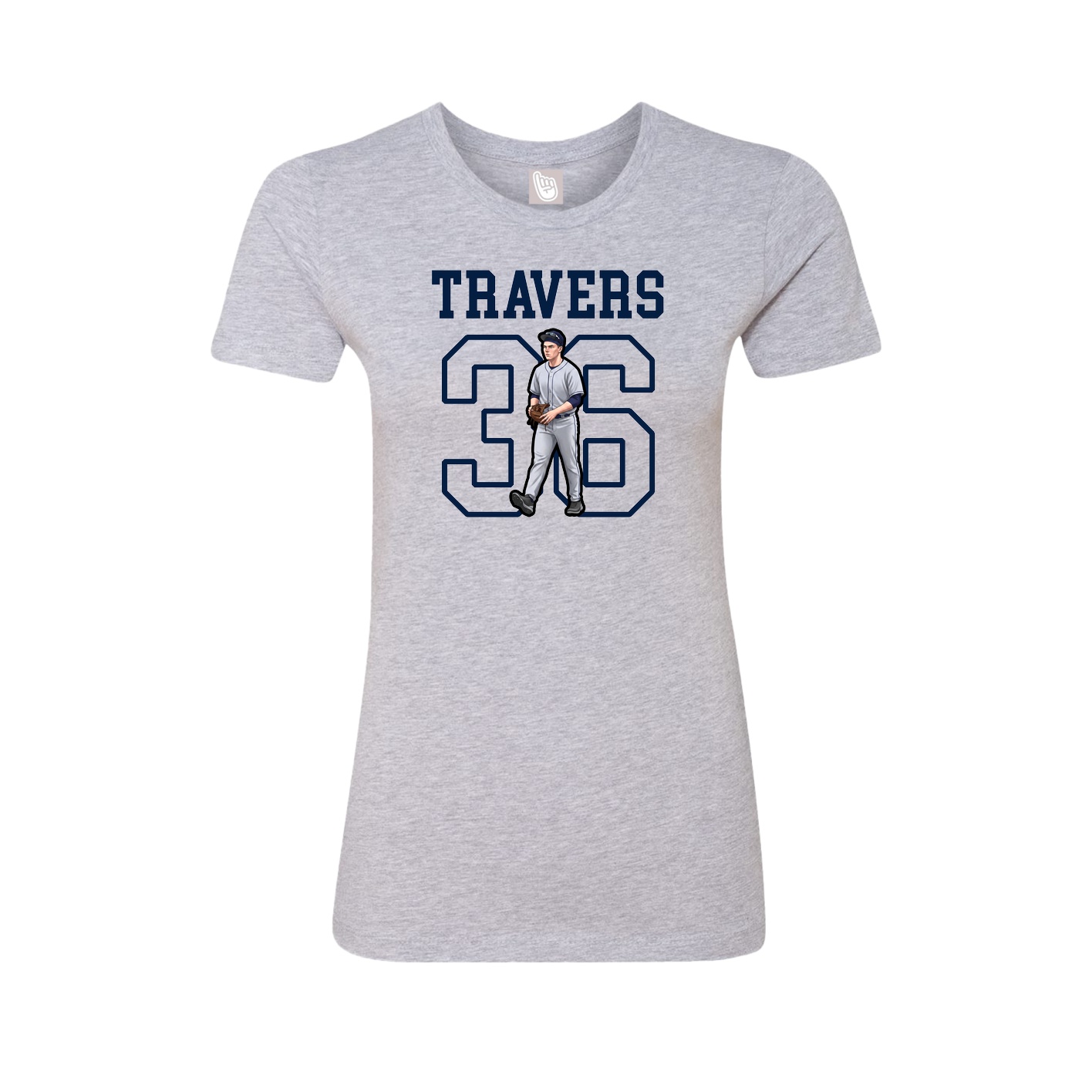 Fitted Women's Tee — Shirsey in Grey