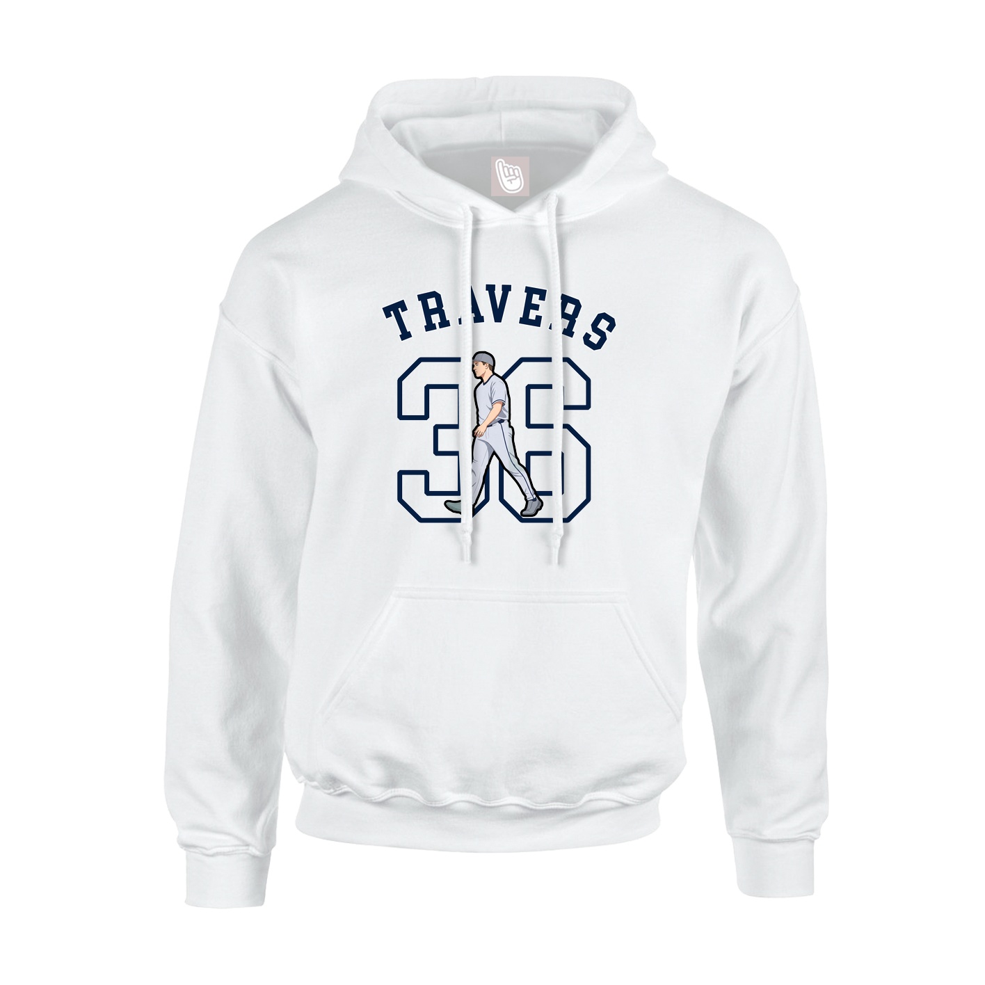 Hoodie — Shirsey Arch in White