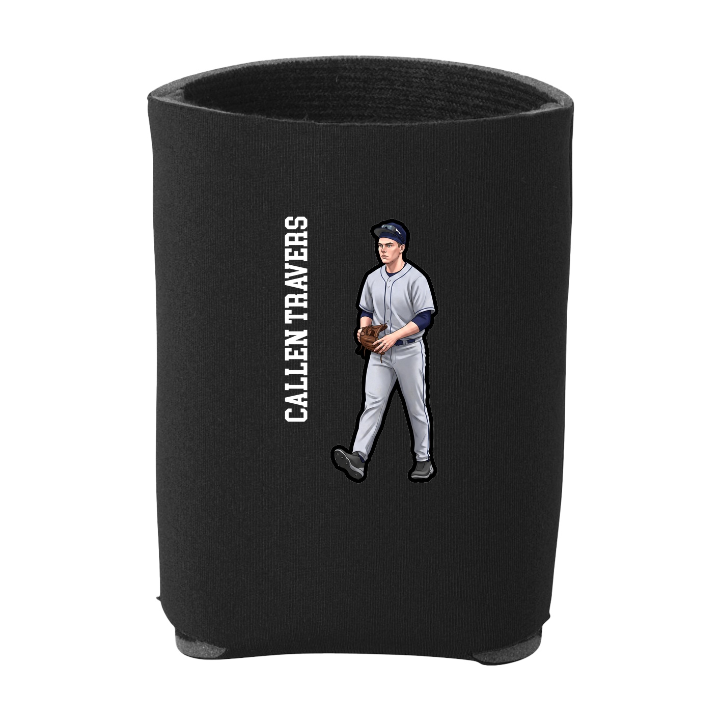 Can Holder — Name Vertical in Black