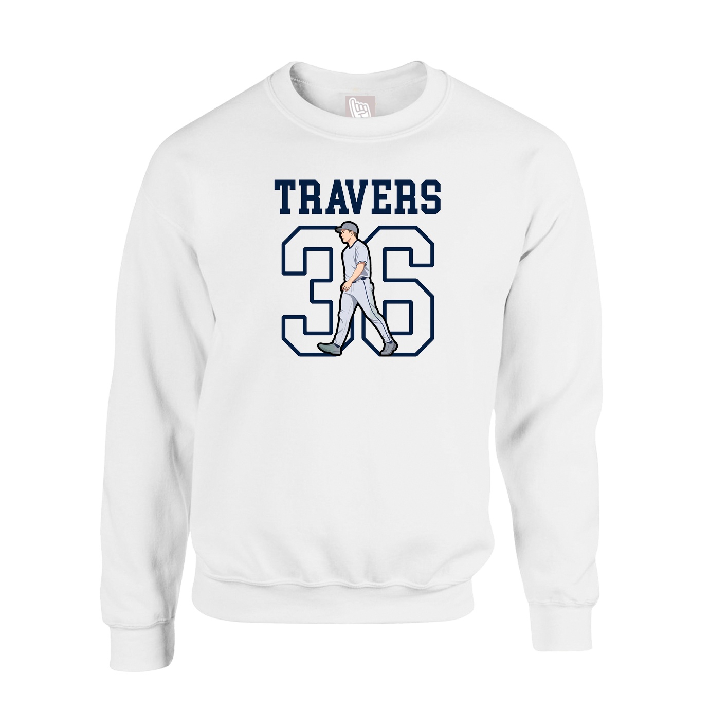 Fleece Crew — Shirsey in White