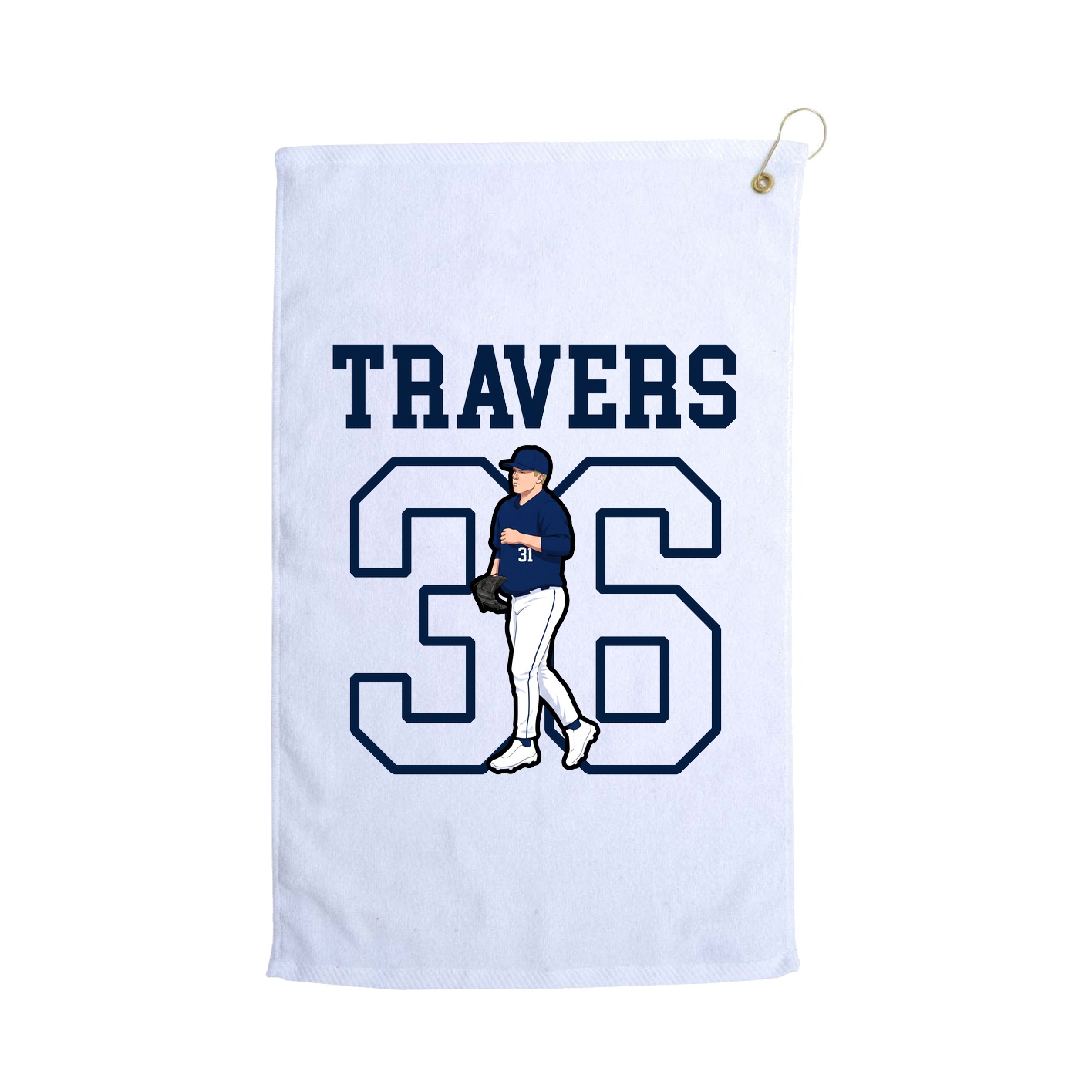 Golf Towel — Shirsey in White
