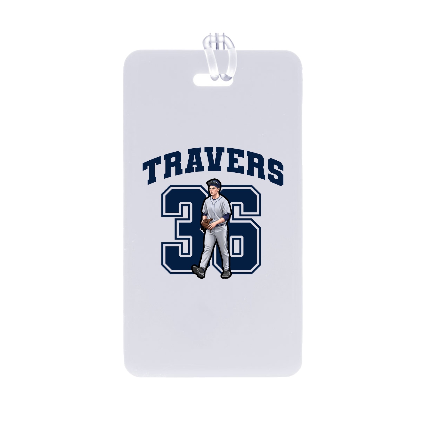 Bag Tag — Number in Classic