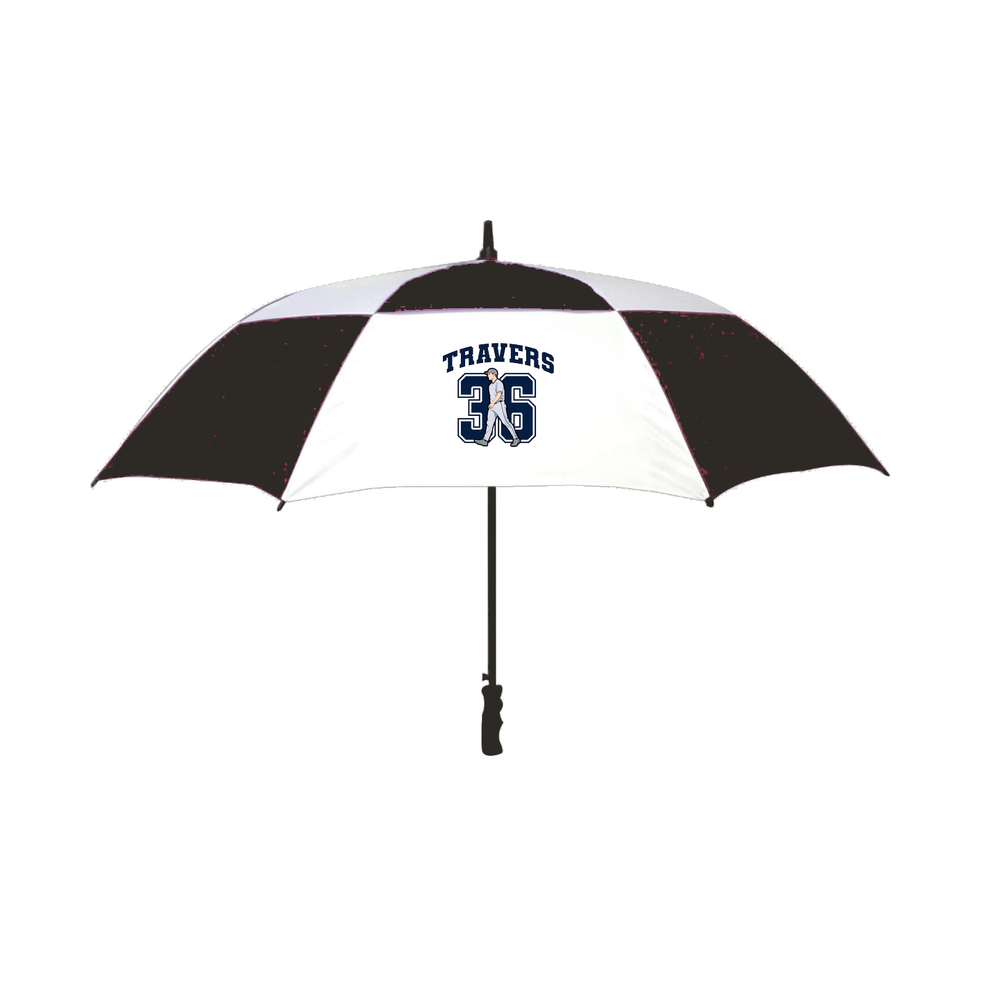 Golf Umbrella — Number in Black