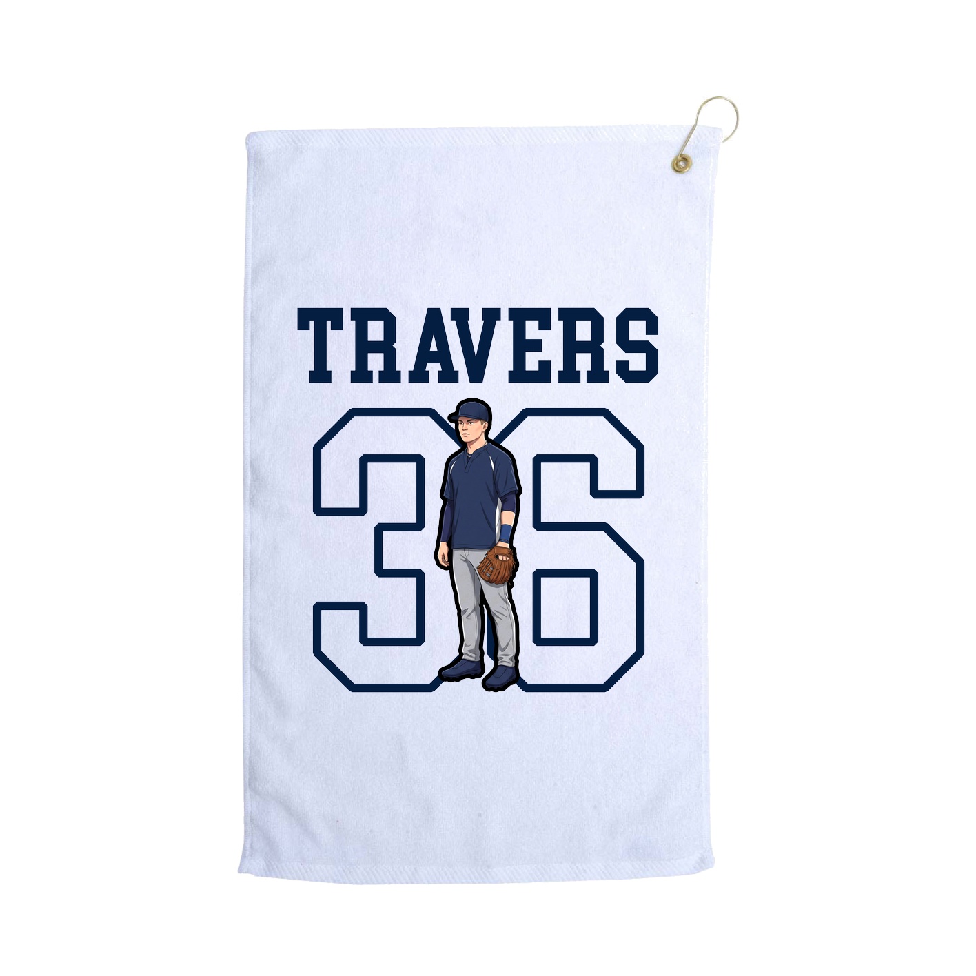 Golf Towel — Shirsey in White