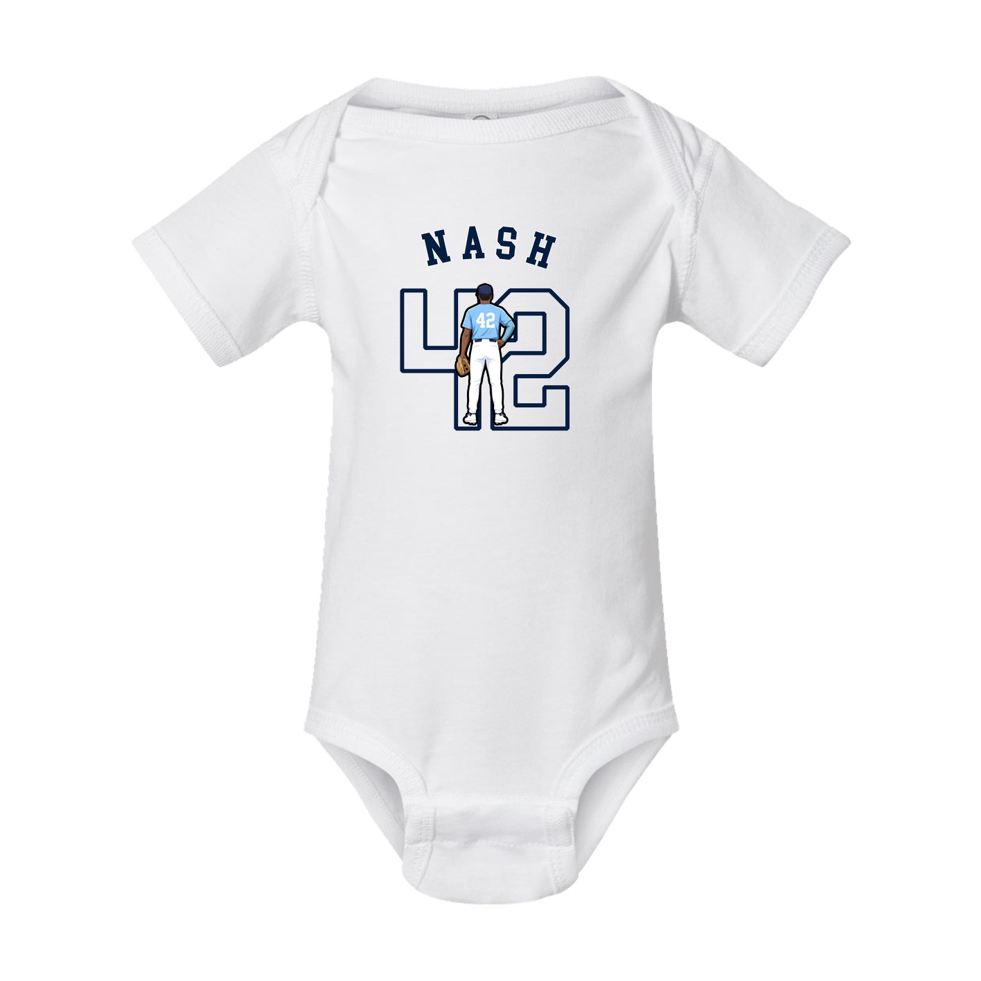 Baby Onesie — Shirsey Arch in White