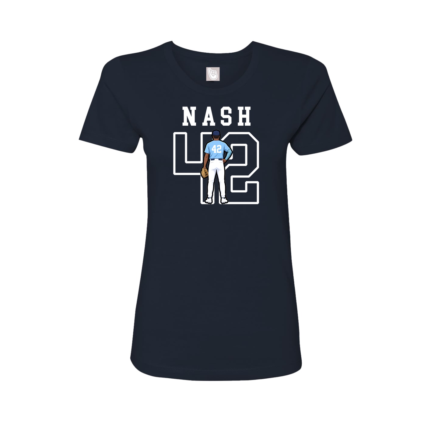 Fitted Women's Tee — Shirsey in Navy