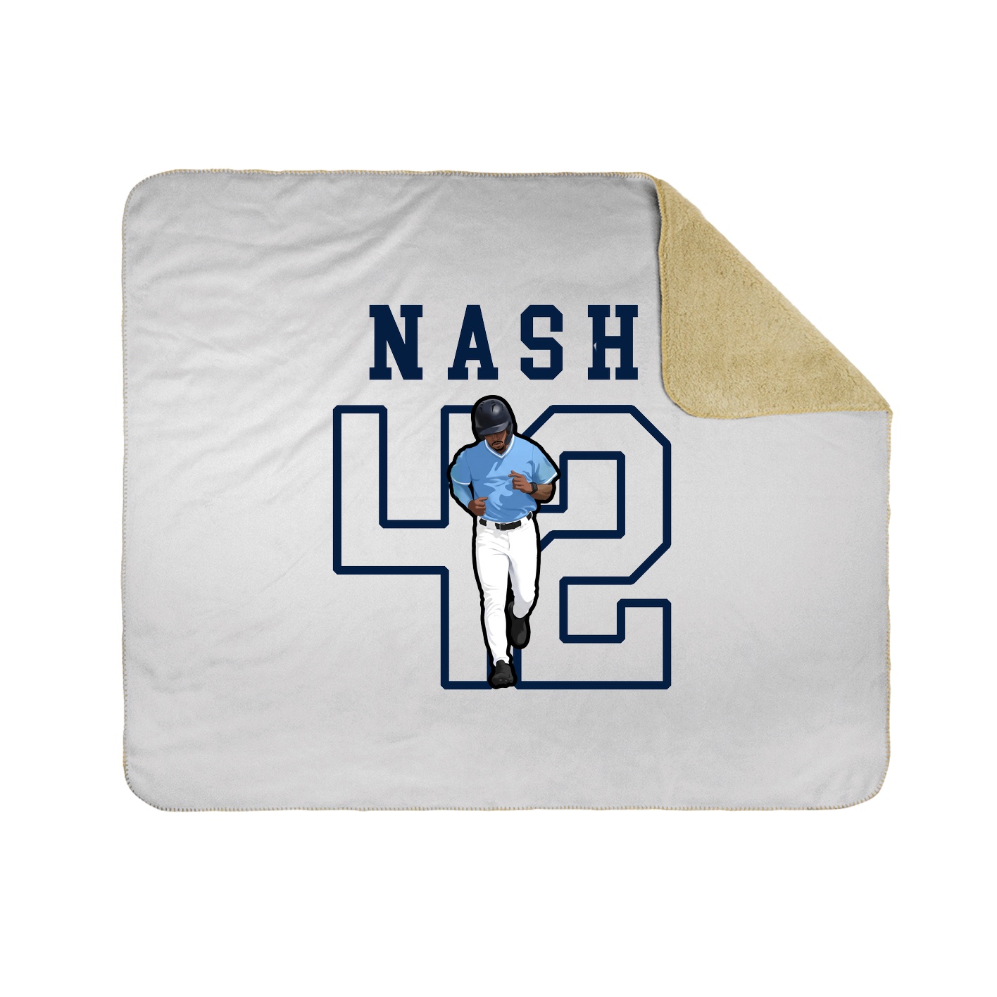 Throw Blanket — Shirsey in White